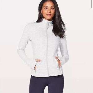 lululemon athletica Light Gray Full‑Zip Utility Jacket